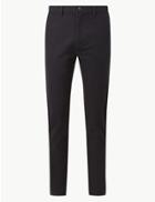 Marks & Spencer Longer Length Skinny Fit Cotton Rich Chinos Navy
