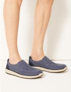 Marks & Spencer Slip-on Shoes With Freshfeet&trade; Denim Mix