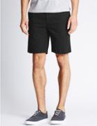 Marks & Spencer Pure Cotton Chino Shorts Black