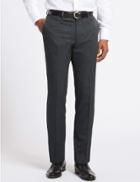 Marks & Spencer Grey Slim Fit Trousers Grey