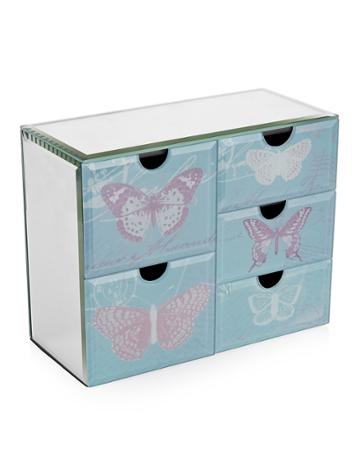 M & S Collectionn M & S Collection
 Floating Butterfly Multi Draw Jewellery Box