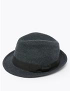 Marks & Spencer Textured Trilby Blue Mix