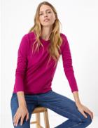 Marks & Spencer Pure Cotton Straight Fit Top Magenta
