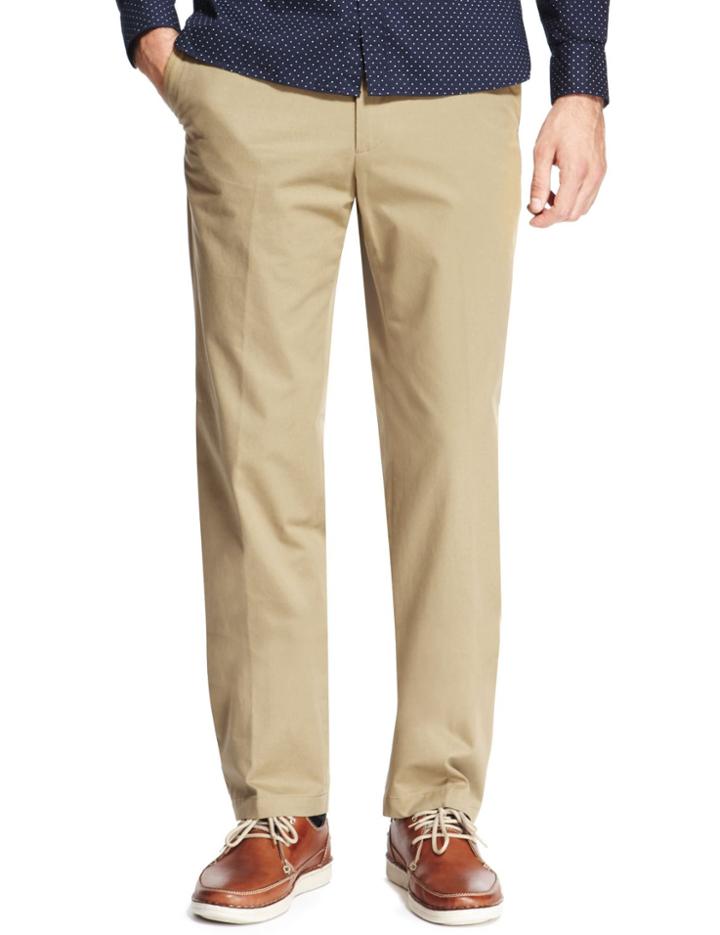Marks & Spencer Regular Fit Chinos With Stormwear&trade; & Activewaist Tobacco