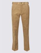 Marks & Spencer Regular Fit Pure Cotton Trousers Mole