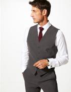 Marks & Spencer Charcoal Tailored Waistcoat Charcoal