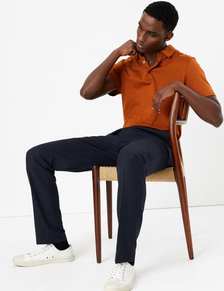 Marks & Spencer Skinny Fit Trousers Navy