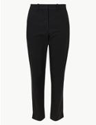 Marks & Spencer Cotton Rich Tapered Leg Chinos Black