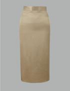 Marks & Spencer Slip Midi Skirt Stone