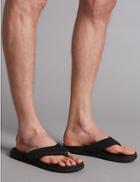 Marks & Spencer Leather Slip-on Flip-flops Black