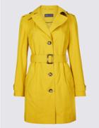 Marks & Spencer Trench Coat With Stormwear&trade; Winter Lime
