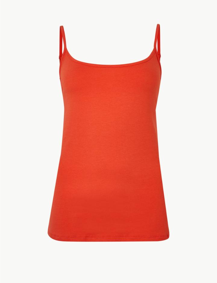 Marks & Spencer Fitted Camisole Top Mango