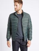 Marks & Spencer Quilted Jacket With Stormwear&trade; Khaki