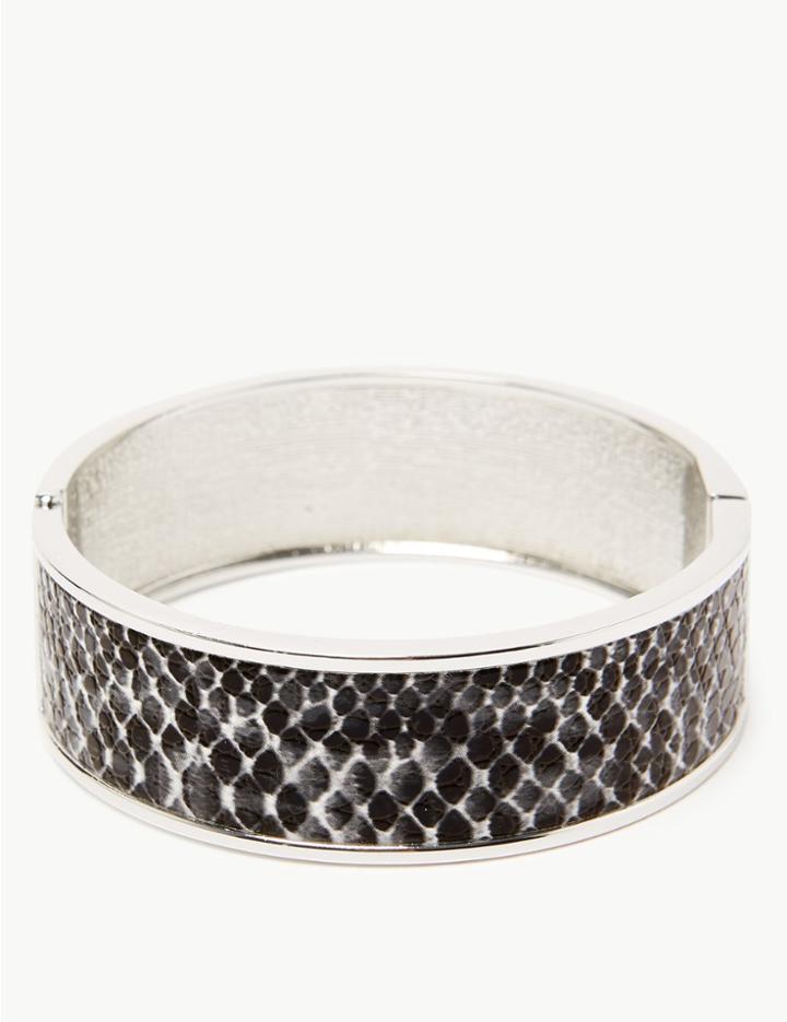 Marks & Spencer Slim Hinged Bangle Grey Mix