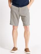 Marks & Spencer Linen Rich Shorts Grey