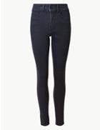 Marks & Spencer High Waist Sculpt & Slim Jeans Black