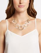 Marks & Spencer Mixed Link Necklace Gold Mix