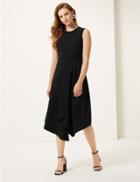 Marks & Spencer Fit & Flare Midi Dress Black