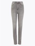 Marks & Spencer Sophia Super Soft Straight Leg Jeans Grey