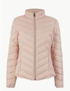 Marks & Spencer Lightweight Down & Feather Jacket Dusky Rose