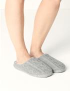 Marks & Spencer Cable Knit Mule Slippers