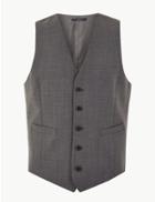 Marks & Spencer Slim Fit Waistcoat Grey