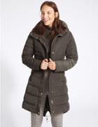 Marks & Spencer Padded Jacket With Stormwear&trade; Mink