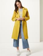 Marks & Spencer Double Breasted Trench Coat Honey
