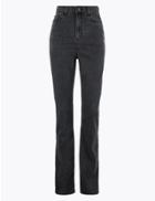 Marks & Spencer High Waist Slim Fit Flared Jeans Black