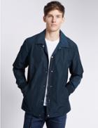Marks & Spencer Lightweight Jacket With Stormwear&trade; Navy