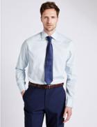 Marks & Spencer Pure Cotton Non-iron Shirt Sky