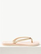 Marks & Spencer Open Toe Stripe Base Flip-flops Sandals Blush