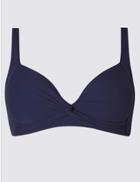 Marks & Spencer Padded Bikini Top Navy