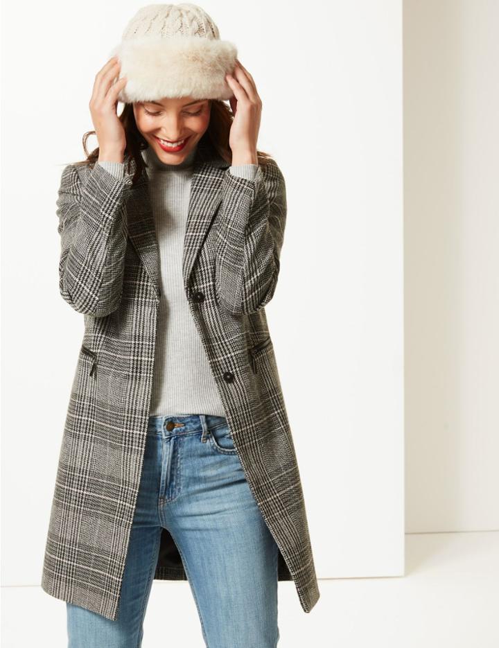 Marks & Spencer Beanie Cable Hat Cream