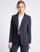 Marks & Spencer Double Breasted Blazer Navy