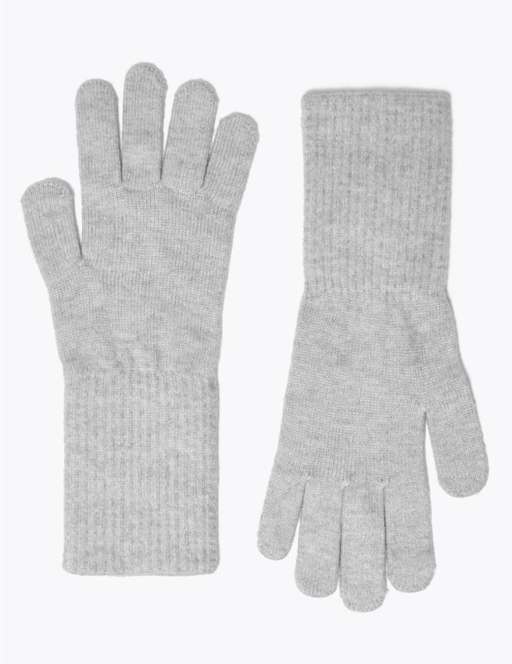 Marks & Spencer 6 Pack Knitted Gloves Grey