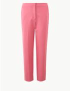 Marks & Spencer Straight 7/8th Leg Trousers Pink