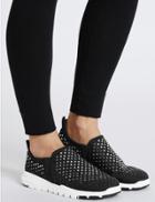 Marks & Spencer Jewelled Trainers With Insolia Flex&reg; Black Mix