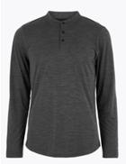 Marks & Spencer Active Long Sleeve Sweatshirt Charcoal