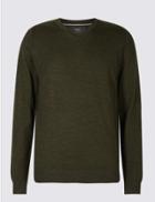 Marks & Spencer Pure Merino Wool Jumper Bark
