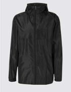 Marks & Spencer Packaway Raincoat Jacket With Stormwear&trade; Black