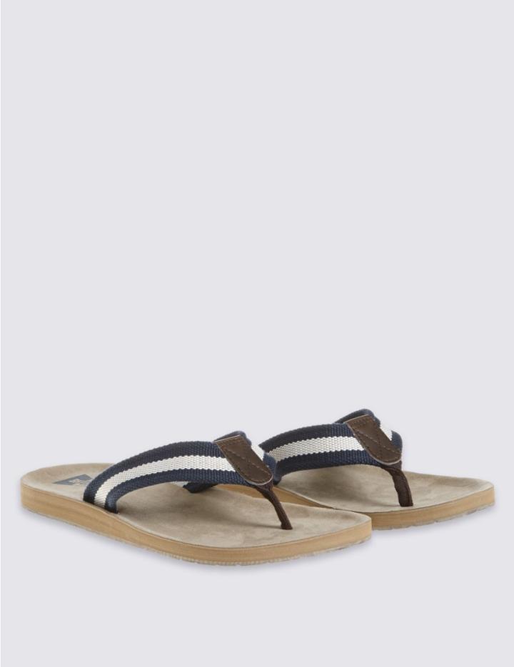 Marks & Spencer Striped Flip-flop Neutral