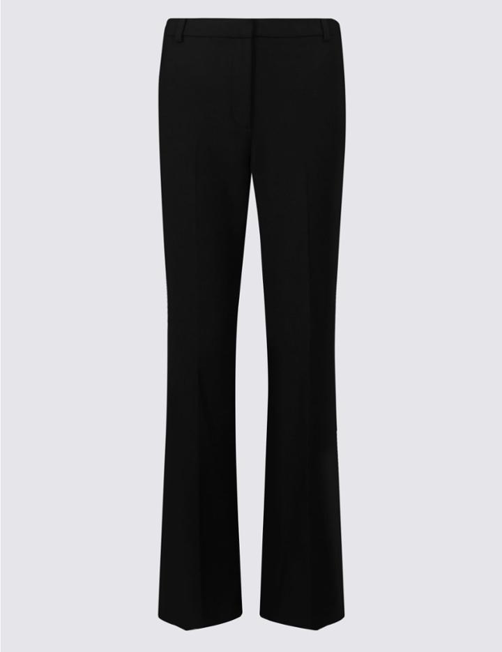 Marks & Spencer Skinny Flared Trousers Black