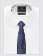 Marks & Spencer Circle Spotted Tie Navy Mix