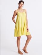 Marks & Spencer Woven Flippy Beach Dress Yellow