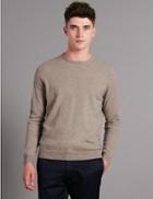 Marks & Spencer Pure Cashmere Crew Neck Jumper Natural