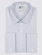 Marks & Spencer Pure Cotton Easy To Iron Tailored Fit Shirt Grey Mix