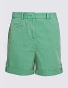 Marks & Spencer Pure Cotton Shorts Green