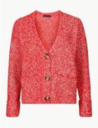 Marks & Spencer Textured Cardigan Periwinkle
