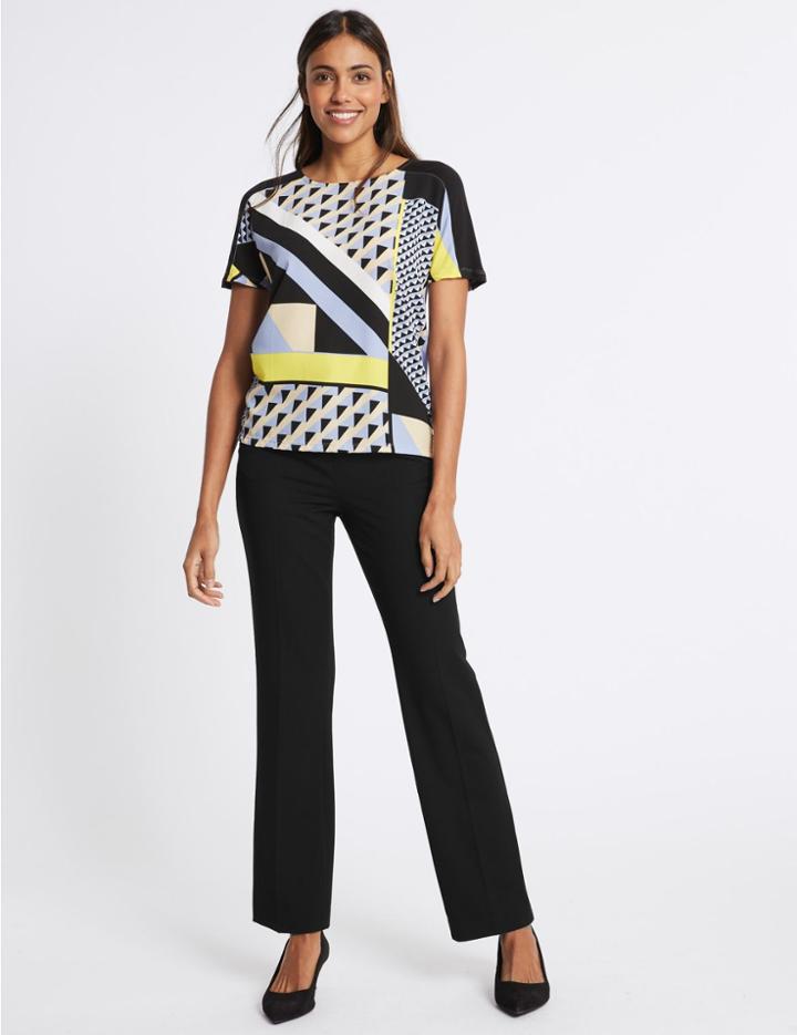 Marks & Spencer Zipped Pocket Trousers Black